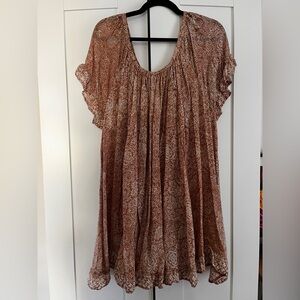 Natalie Martin 100% Silk Mini Dress/Cover Up